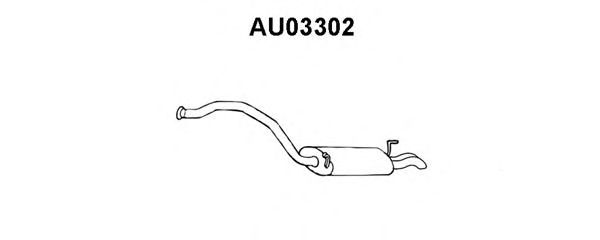 VENEPORTE AU03302 Глушитель выхлопных газов конечный для AUDI 90 (Ауди 90) VENEPORTE AU03302 Глушитель выхлопных газов конечный для AUDI 90 (Ауди 90)
