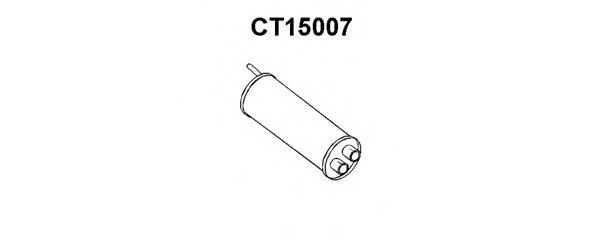 VENEPORTE CT15007 Средний глушитель выхлопных газов для CITROëN (Cитроëн) VENEPORTE CT15007 Средний глушитель выхлопных газов для CITROëN (Cитроëн)