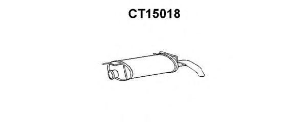 VENEPORTE CT15018 Глушитель выхлопных газов конечный для CITROëN (Cитроëн) VENEPORTE CT15018 Глушитель выхлопных газов конечный для CITROëN (Cитроëн)