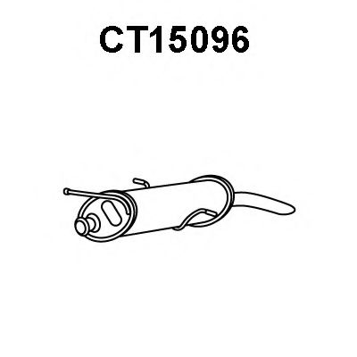 VENEPORTE CT15096 Глушитель выхлопных газов конечный для CITROëN (Cитроëн) VENEPORTE CT15096 Глушитель выхлопных газов конечный для CITROëN (Cитроëн)