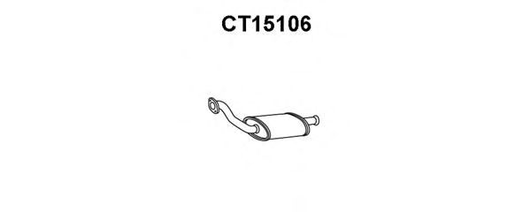 VENEPORTE CT15106 Предглушитель выхлопных газов для CITROëN (Cитроëн) VENEPORTE CT15106 Предглушитель выхлопных газов для CITROëN (Cитроëн)