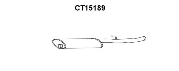 VENEPORTE CT15189 Предглушитель выхлопных газов для PEUGEOT EXPERT (Пежо Эxпэрт) VENEPORTE CT15189 Предглушитель выхлопных газов для PEUGEOT EXPERT (Пежо Эxпэрт)