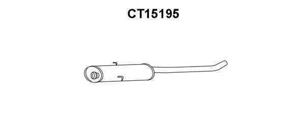 VENEPORTE CT15195 Предглушитель выхлопных газов для PEUGEOT EXPERT (Пежо Эxпэрт) VENEPORTE CT15195 Предглушитель выхлопных газов для PEUGEOT EXPERT (Пежо Эxпэрт)