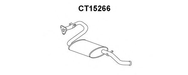 VENEPORTE CT15266 Глушитель выхлопных газов конечный для CITROëN (Cитроëн) VENEPORTE CT15266 Глушитель выхлопных газов конечный для CITROëN (Cитроëн)