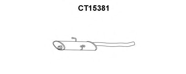 VENEPORTE CT15381 Предглушитель выхлопных газов для CITROëN (Cитроëн) VENEPORTE CT15381 Предглушитель выхлопных газов для CITROëN (Cитроëн)