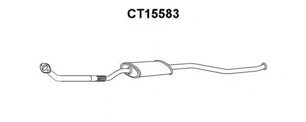 VENEPORTE CT15583 Предглушитель выхлопных газов для CITROëN (Cитроëн) VENEPORTE CT15583 Предглушитель выхлопных газов для CITROëN (Cитроëн)