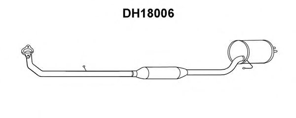 VENEPORTE DH18006 Предглушитель выхлопных газов для DAIHATSU CUORE V (Дайхатсу Cуорэ v) VENEPORTE DH18006 Предглушитель выхлопных газов для DAIHATSU CUORE V (Дайхатсу Cуорэ v)