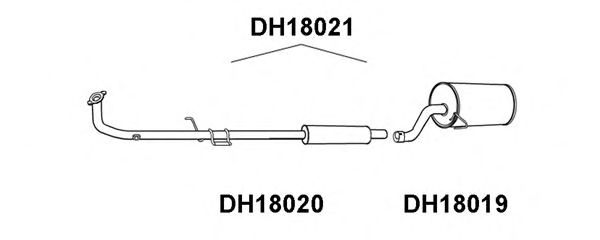 VENEPORTE DH18019 Глушитель выхлопных газов конечный для DAIHATSU CUORE V (Дайхатсу Cуорэ v) VENEPORTE DH18019 Глушитель выхлопных газов конечный для DAIHATSU CUORE V (Дайхатсу Cуорэ v)