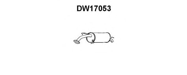 VENEPORTE DW17053 Глушитель выхлопных газов конечный для DAEWOO KALOS (Дэу Калос) VENEPORTE DW17053 Глушитель выхлопных газов конечный для DAEWOO KALOS (Дэу Калос)