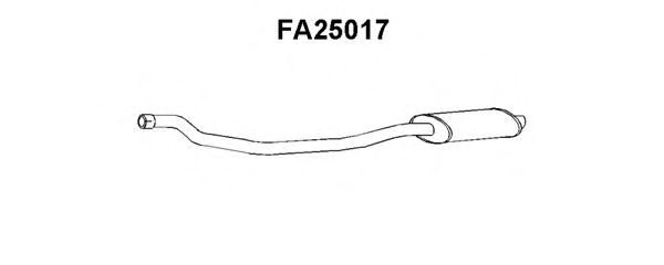VENEPORTE FA25017 Средний глушитель выхлопных газов для FIAT SUPERBRAVO (Фиат Супербраvо) VENEPORTE FA25017 Средний глушитель выхлопных газов для FIAT SUPERBRAVO (Фиат Супербраvо)