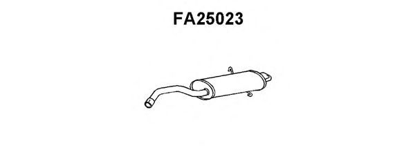 VENEPORTE FA25023 Глушитель выхлопных газов конечный для FIAT STRADA II (Фиат Страда 2) VENEPORTE FA25023 Глушитель выхлопных газов конечный для FIAT STRADA II (Фиат Страда 2)