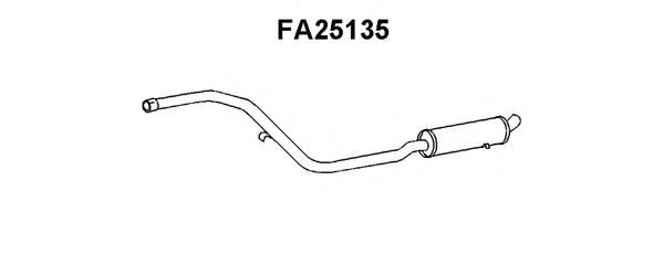 VENEPORTE FA25135 Предглушитель выхлопных газов для FIAT STRADA II (Фиат Страда 2) VENEPORTE FA25135 Предглушитель выхлопных газов для FIAT STRADA II (Фиат Страда 2)