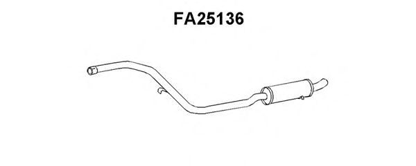 VENEPORTE FA25136 Предглушитель выхлопных газов для FIAT STRADA II (Фиат Страда 2) VENEPORTE FA25136 Предглушитель выхлопных газов для FIAT STRADA II (Фиат Страда 2)
