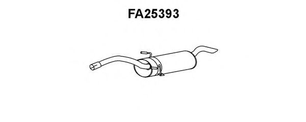 VENEPORTE FA25393 Глушитель выхлопных газов конечный для CITROëN (Cитроëн) VENEPORTE FA25393 Глушитель выхлопных газов конечный для CITROëN (Cитроëн)