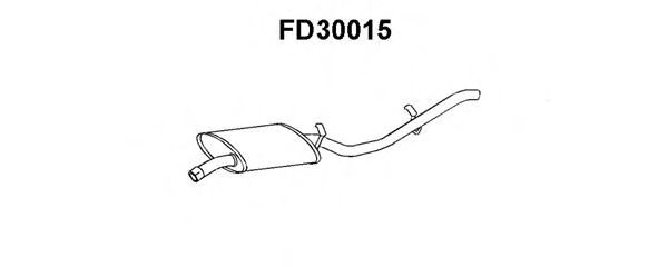 VENEPORTE FD30015 Глушитель выхлопных газов конечный для FORD FIESTA (Форд Фиэста) VENEPORTE FD30015 Глушитель выхлопных газов конечный для FORD FIESTA (Форд Фиэста)