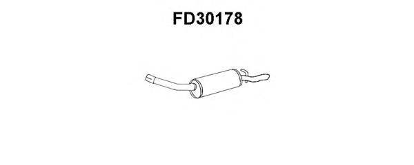 VENEPORTE FD30178 Глушитель выхлопных газов конечный для FORD SCORPIO I (Форд Скорпио 1) VENEPORTE FD30178 Глушитель выхлопных газов конечный для FORD SCORPIO I (Форд Скорпио 1)