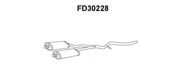 VENEPORTE FD30228 Предглушитель выхлопных газов для FORD GRANADA (Форд Гранада) VENEPORTE FD30228 Предглушитель выхлопных газов для FORD GRANADA (Форд Гранада)