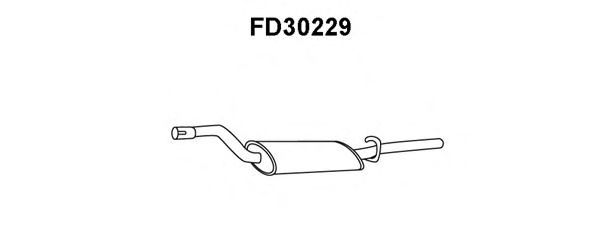 VENEPORTE FD30229 Глушитель выхлопных газов конечный для FORD GRANADA (Форд Гранада) VENEPORTE FD30229 Глушитель выхлопных газов конечный для FORD GRANADA (Форд Гранада)