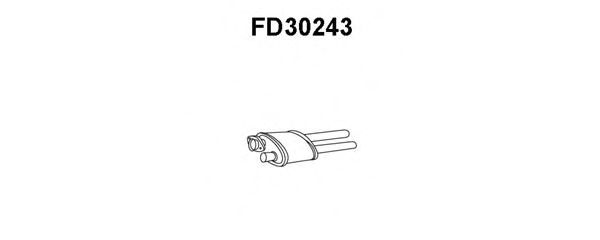 VENEPORTE FD30243 Предглушитель выхлопных газов для FORD SCORPIO I (Форд Скорпио 1) VENEPORTE FD30243 Предглушитель выхлопных газов для FORD SCORPIO I (Форд Скорпио 1)