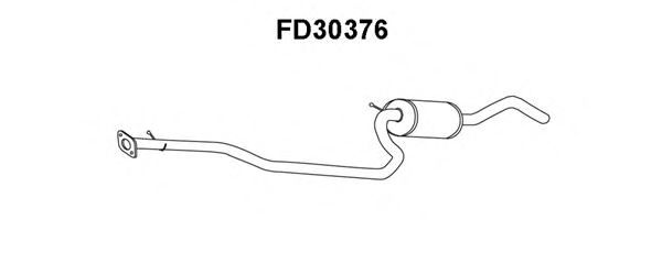 VENEPORTE FD30376 Средний глушитель выхлопных газов для MAZDA (Мазда) VENEPORTE FD30376 Средний глушитель выхлопных газов для MAZDA (Мазда)