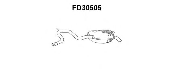 VENEPORTE FD30505 Глушитель выхлопных газов конечный для FORD MONDEO (Форд Мондэо) VENEPORTE FD30505 Глушитель выхлопных газов конечный для FORD MONDEO (Форд Мондэо)