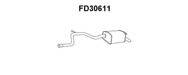 VENEPORTE FD30611 Глушитель выхлопных газов конечный для FORD MONDEO II (Форд Мондео 2) VENEPORTE FD30611 Глушитель выхлопных газов конечный для FORD MONDEO II (Форд Мондео 2)