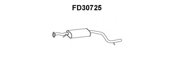VENEPORTE FD30725 Предглушитель выхлопных газов для FORD MONDEO II (Форд Мондео 2) VENEPORTE FD30725 Предглушитель выхлопных газов для FORD MONDEO II (Форд Мондео 2)