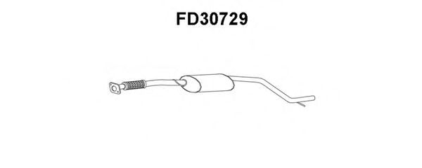 VENEPORTE FD30729 Предглушитель выхлопных газов для FORD MONDEO II (Форд Мондео 2) VENEPORTE FD30729 Предглушитель выхлопных газов для FORD MONDEO II (Форд Мондео 2)