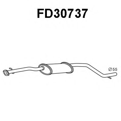 VENEPORTE FD30737 Предглушитель выхлопных газов для FORD (Форд) VENEPORTE FD30737 Предглушитель выхлопных газов для FORD (Форд)