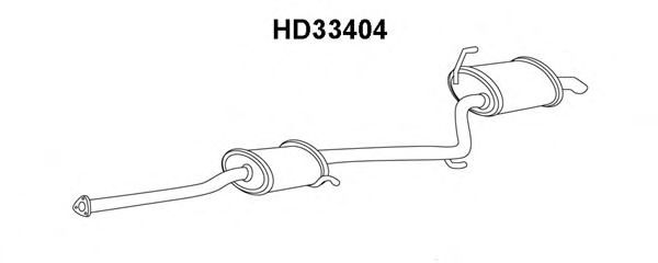 VENEPORTE HD33404 Глушитель выхлопных газов конечный для HONDA ACCORD VIII (Хонда Аккорд 8) VENEPORTE HD33404 Глушитель выхлопных газов конечный для HONDA ACCORD VIII (Хонда Аккорд 8)