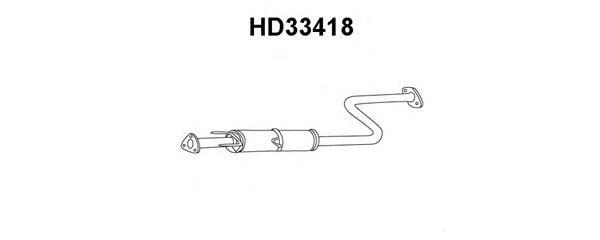 VENEPORTE HD33418 Предглушитель выхлопных газов для HONDA PRELUDE V (Хонда Прэлудэ v) VENEPORTE HD33418 Предглушитель выхлопных газов для HONDA PRELUDE V (Хонда Прэлудэ v)