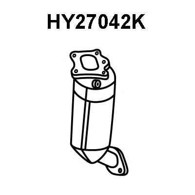 VENEPORTE HY27042K Катализатор для HYUNDAI EXCEL (Хендай Эxcэл) VENEPORTE HY27042K Катализатор для HYUNDAI EXCEL (Хендай Эxcэл)