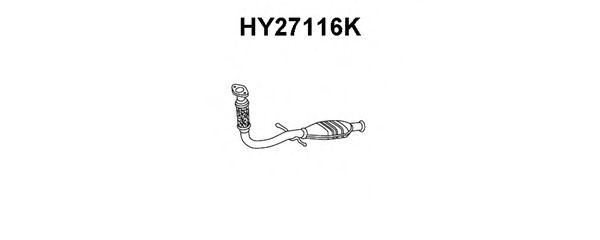 VENEPORTE HY27116K Катализатор для HYUNDAI LAVITA (Хендай Лаvита) VENEPORTE HY27116K Катализатор для HYUNDAI LAVITA (Хендай Лаvита)
