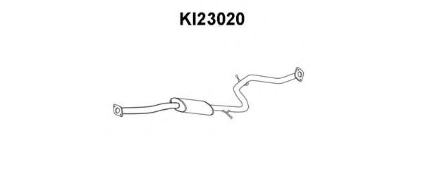 VENEPORTE KI23020 Предглушитель выхлопных газов для KIA MENTOR (Киа Мэнтор) VENEPORTE KI23020 Предглушитель выхлопных газов для KIA MENTOR (Киа Мэнтор)