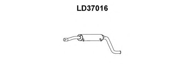VENEPORTE LD37016 Средний глушитель выхлопных газов для LADA SABLE (Лада Саблэ) VENEPORTE LD37016 Средний глушитель выхлопных газов для LADA SABLE (Лада Саблэ)