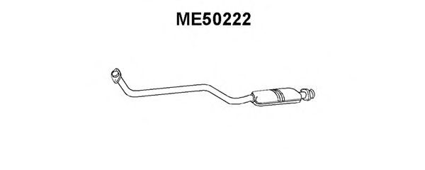VENEPORTE ME50222 Предглушитель выхлопных газов для MERCEDESBENZ (Мерседес бенц)