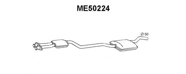 VENEPORTE ME50224 Предглушитель выхлопных газов для MERCEDESBENZ (Мерседес бенц) VENEPORTE ME50224 Предглушитель выхлопных газов для MERCEDESBENZ (Мерседес бенц)