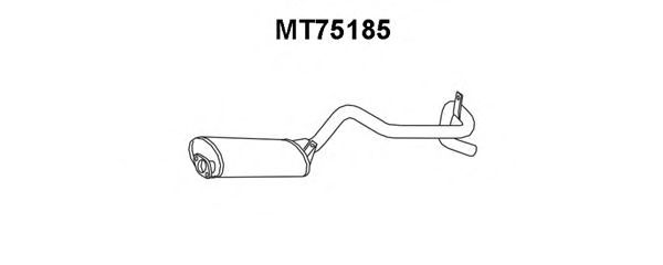 VENEPORTE MT75185 Глушитель выхлопных газов конечный для MITSUBISHI COLT/RODEO (Митсубиши/митсубиси Cолт/родэо) VENEPORTE MT75185 Глушитель выхлопных газов конечный для MITSUBISHI COLT/RODEO (Митсубиши/митсубиси Cолт/родэо)