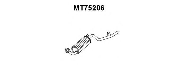 VENEPORTE MT75206 Глушитель выхлопных газов конечный для MITSUBISHI MONTERO (Митсубиши/митсубиси Монтэро) VENEPORTE MT75206 Глушитель выхлопных газов конечный для MITSUBISHI MONTERO (Митсубиши/митсубиси Монтэро)