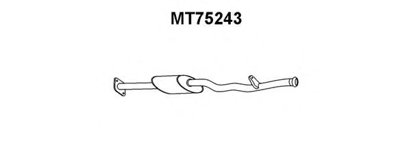 VENEPORTE MT75243 Предглушитель выхлопных газов для MITSUBISHI COLT/RODEO (Митсубиши/митсубиси Cолт/родэо) VENEPORTE MT75243 Предглушитель выхлопных газов для MITSUBISHI COLT/RODEO (Митсубиши/митсубиси Cолт/родэо)