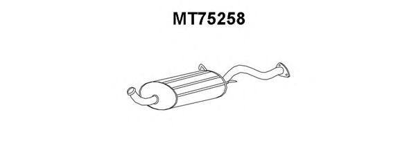 VENEPORTE MT75258 Глушитель выхлопных газов конечный для MITSUBISHI MONTERO (Митсубиши/митсубиси Монтэро) VENEPORTE MT75258 Глушитель выхлопных газов конечный для MITSUBISHI MONTERO (Митсубиши/митсубиси Монтэро)