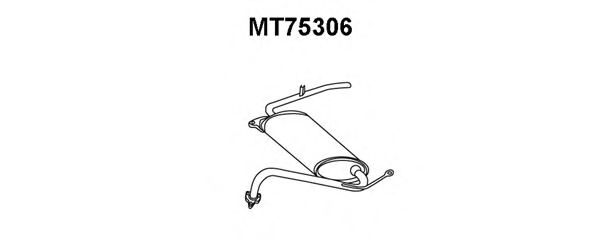 VENEPORTE MT75306 Глушитель выхлопных газов конечный для MITSUBISHI LANCER IV (Митсубиши/митсубиси Ланcэр иv) VENEPORTE MT75306 Глушитель выхлопных газов конечный для MITSUBISHI LANCER IV (Митсубиши/митсубиси Ланcэр иv)