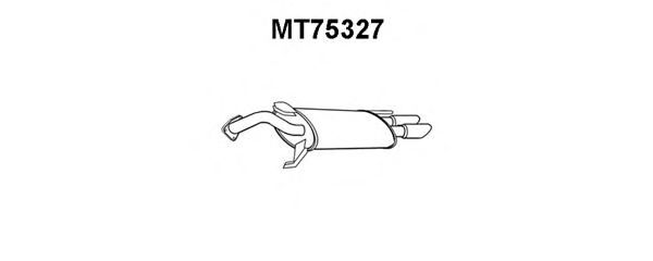 VENEPORTE MT75327 Глушитель выхлопных газов конечный для MITSUBISHI (Митсубиши/митсубиси) VENEPORTE MT75327 Глушитель выхлопных газов конечный для MITSUBISHI (Митсубиши/митсубиси)