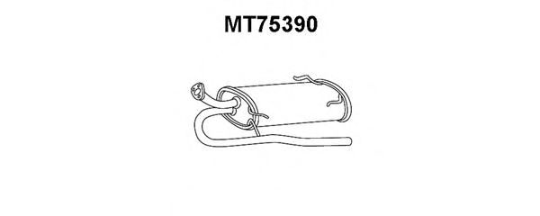 VENEPORTE MT75390 Глушитель выхлопных газов конечный для MITSUBISHI RVR (Митсубиши/митсубиси Рvр) VENEPORTE MT75390 Глушитель выхлопных газов конечный для MITSUBISHI RVR (Митсубиши/митсубиси Рvр)