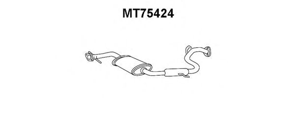 VENEPORTE MT75424 Предглушитель выхлопных газов для MITSUBISHI RVR (Митсубиши/митсубиси Рvр) VENEPORTE MT75424 Предглушитель выхлопных газов для MITSUBISHI RVR (Митсубиши/митсубиси Рvр)