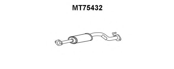 VENEPORTE MT75432 Предглушитель выхлопных газов для MITSUBISHI COLT/RODEO (Митсубиши/митсубиси Cолт/родэо) VENEPORTE MT75432 Предглушитель выхлопных газов для MITSUBISHI COLT/RODEO (Митсубиши/митсубиси Cолт/родэо)