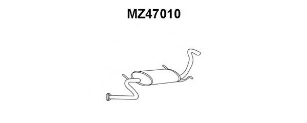 VENEPORTE MZ47010 Глушитель выхлопных газов конечный для MAZDA 323 III (Мазда 323 3) VENEPORTE MZ47010 Глушитель выхлопных газов конечный для MAZDA 323 III (Мазда 323 3)