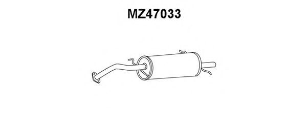 VENEPORTE MZ47033 Глушитель выхлопных газов конечный для MAZDA (Мазда) VENEPORTE MZ47033 Глушитель выхлопных газов конечный для MAZDA (Мазда)