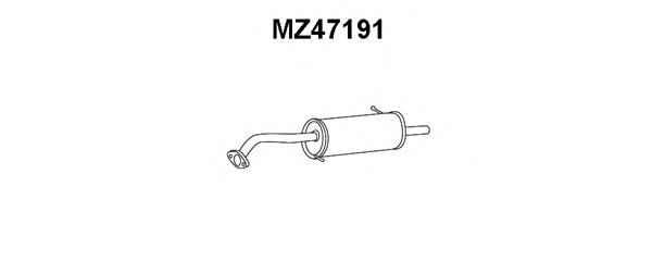 VENEPORTE MZ47191 Глушитель выхлопных газов конечный для MAZDA 323 F VI (Мазда 323 ф6) VENEPORTE MZ47191 Глушитель выхлопных газов конечный для MAZDA 323 F VI (Мазда 323 ф6)