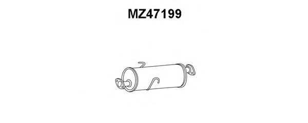 VENEPORTE MZ47199 Глушитель выхлопных газов конечный для MAZDA (Мазда) VENEPORTE MZ47199 Глушитель выхлопных газов конечный для MAZDA (Мазда)